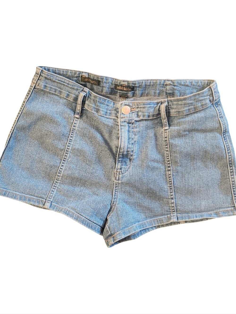 wild fable Light Blue High-Rise Denim Shorts